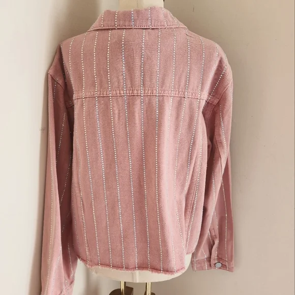 JULIANA'S BOUTIQUE COUNTRY WESTERN PINK BLING JACKET - Picture 4 of 7